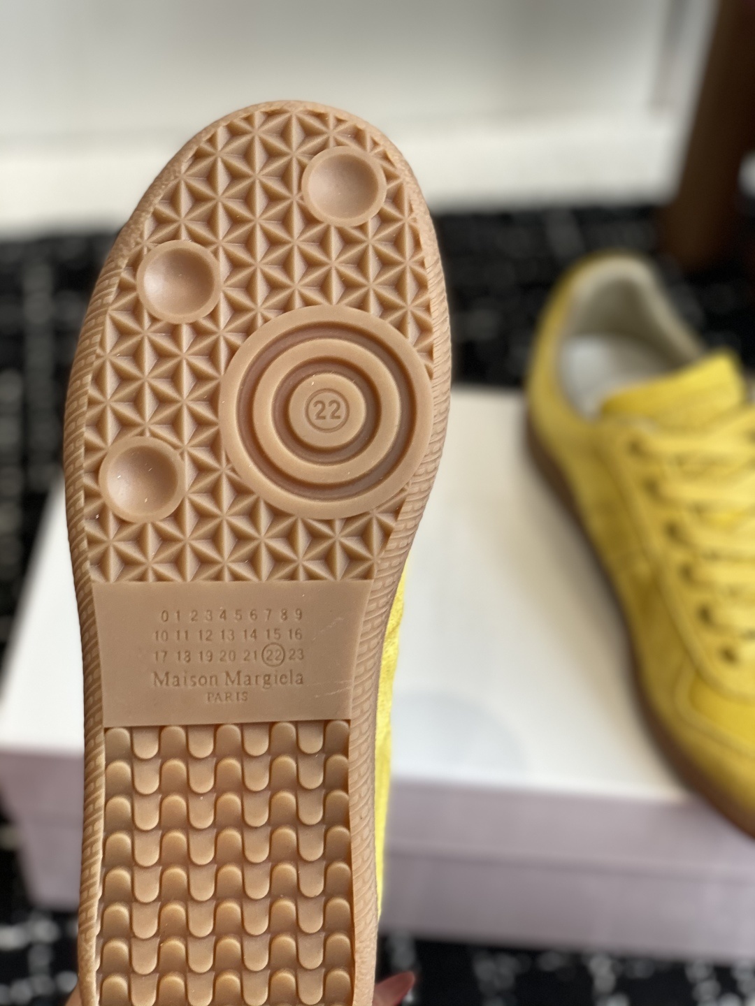 代购级
MaisonMargiela MM6 马吉拉 情侣款 喷墨 涂鸦 帆布 德训鞋 休闲 运动鞋