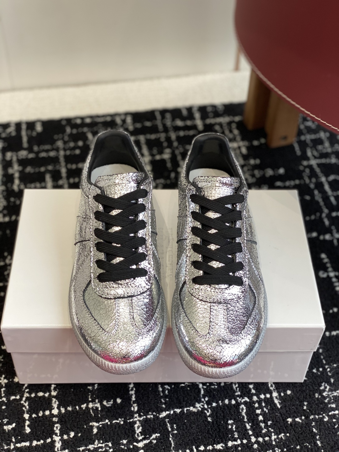代购级
MaisonMargiela MM6 马吉拉 情侣款 喷墨 涂鸦 帆布 德训鞋 休闲 运动鞋
