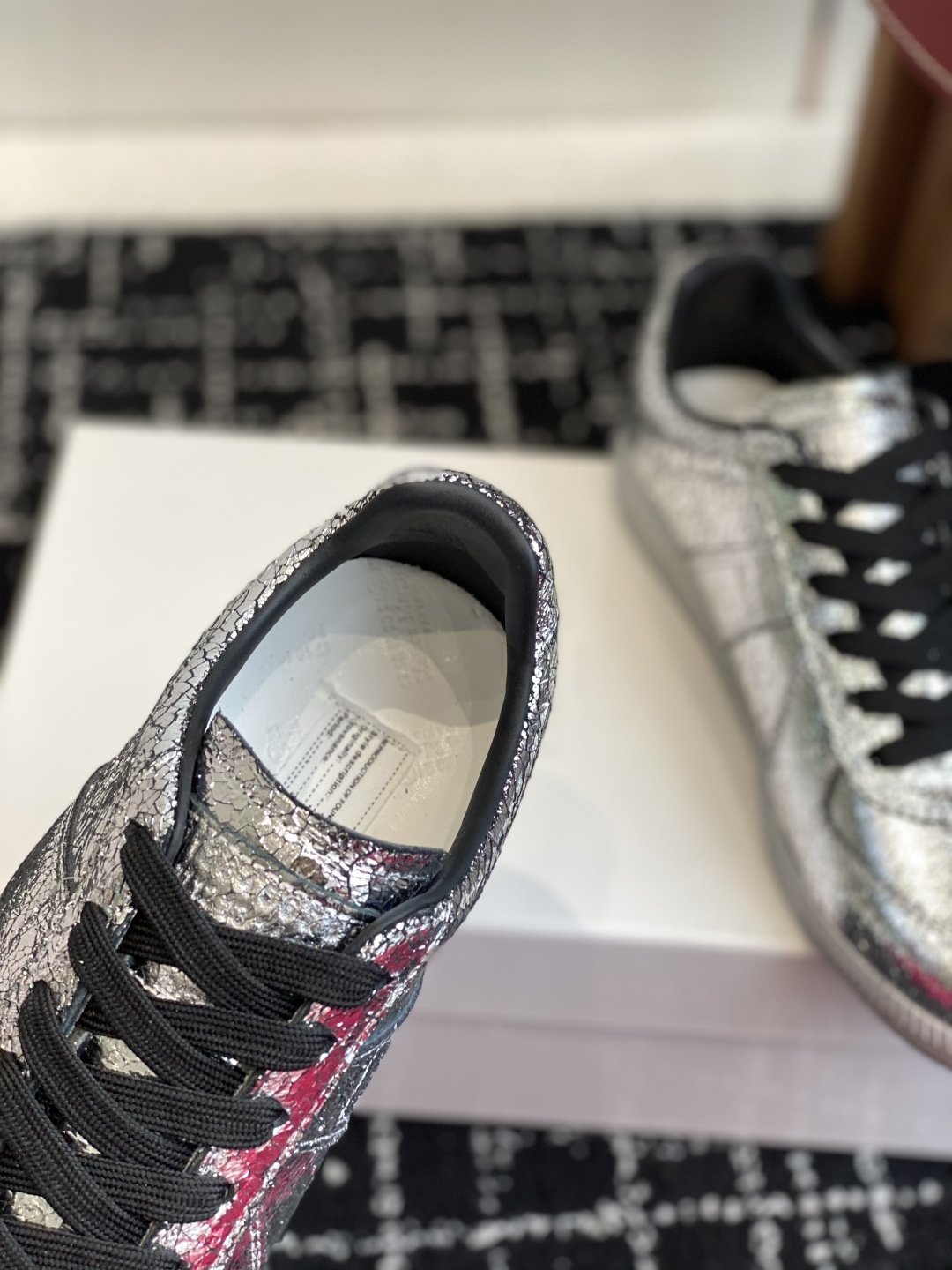 代购级
MaisonMargiela MM6 马吉拉 情侣款 喷墨 涂鸦 帆布 德训鞋 休闲 运动鞋