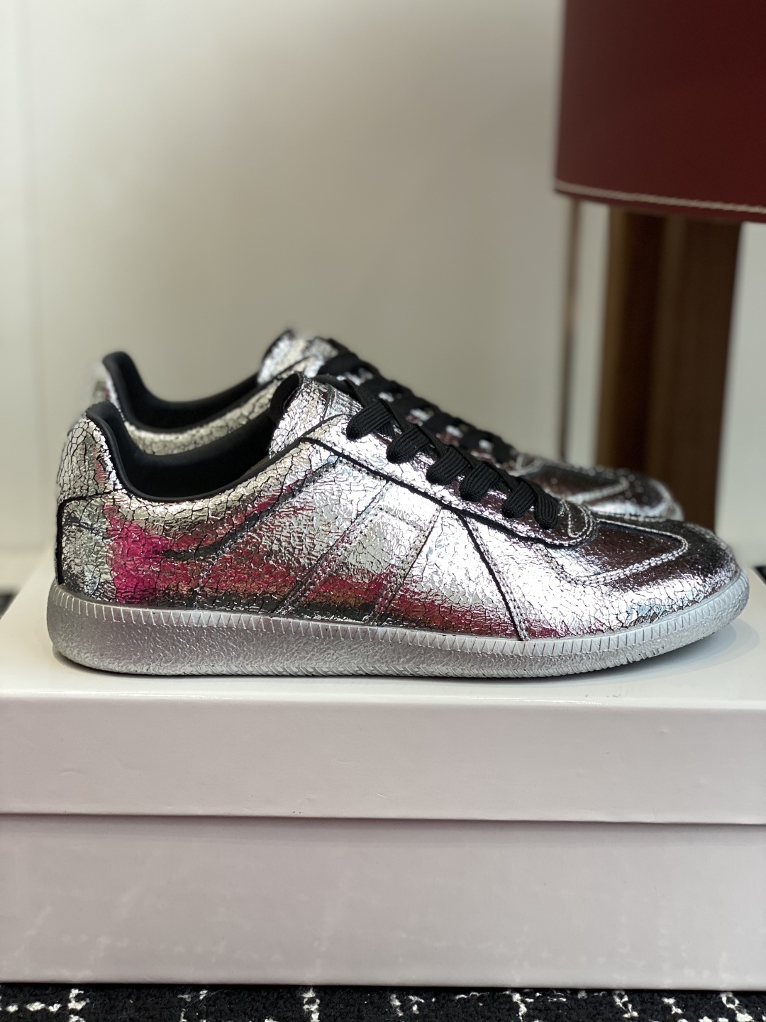 代购级
MaisonMargiela MM6 马吉拉 情侣款 喷墨 涂鸦 帆布 德训鞋 休闲 运动鞋