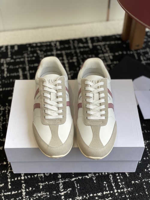 Celine Women's White Leather and Suede Casual Sneakers Shoes - Size 35-41 1 Celine Women's White Leather and Suede Casual Sneakers Shoes - Size 35-41