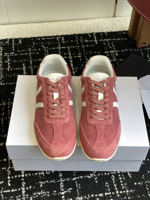 Celine 25SS Women's Casual Suede Sneakers with Street Style Design 1 Celine 25SS Women's Casual Suede Sneakers with Street Style Design