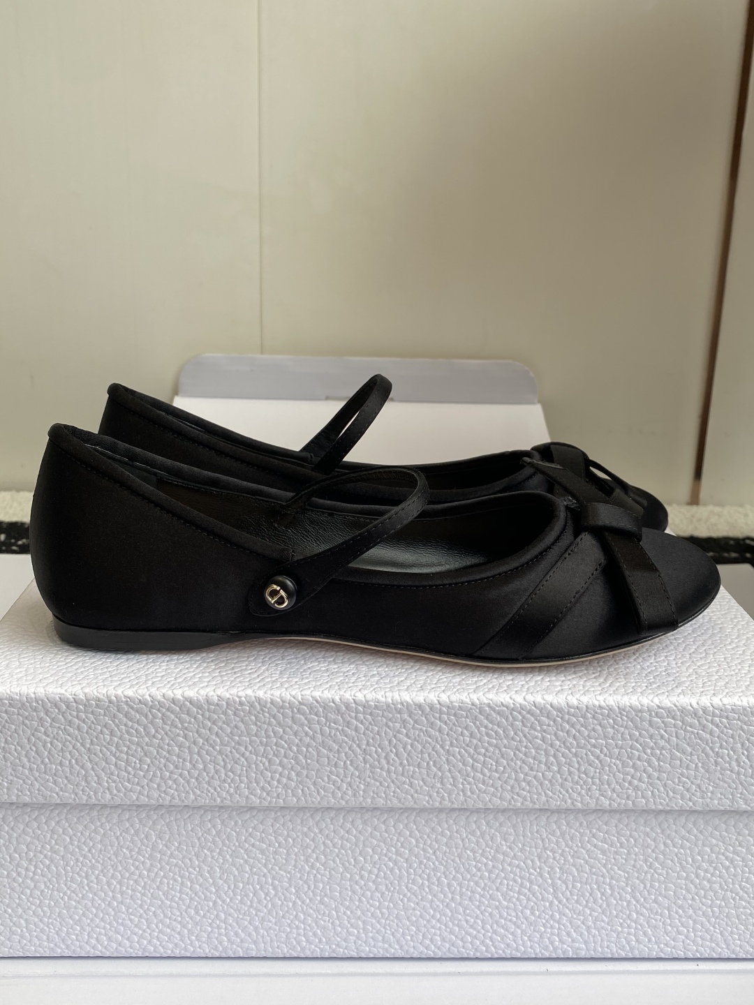 代购级（官网同步飞机盒✈️）
Dior 25ss 早春新品芭蕾舞鞋 新品DIOR 真丝 蝴蝶结 芭蕾舞 