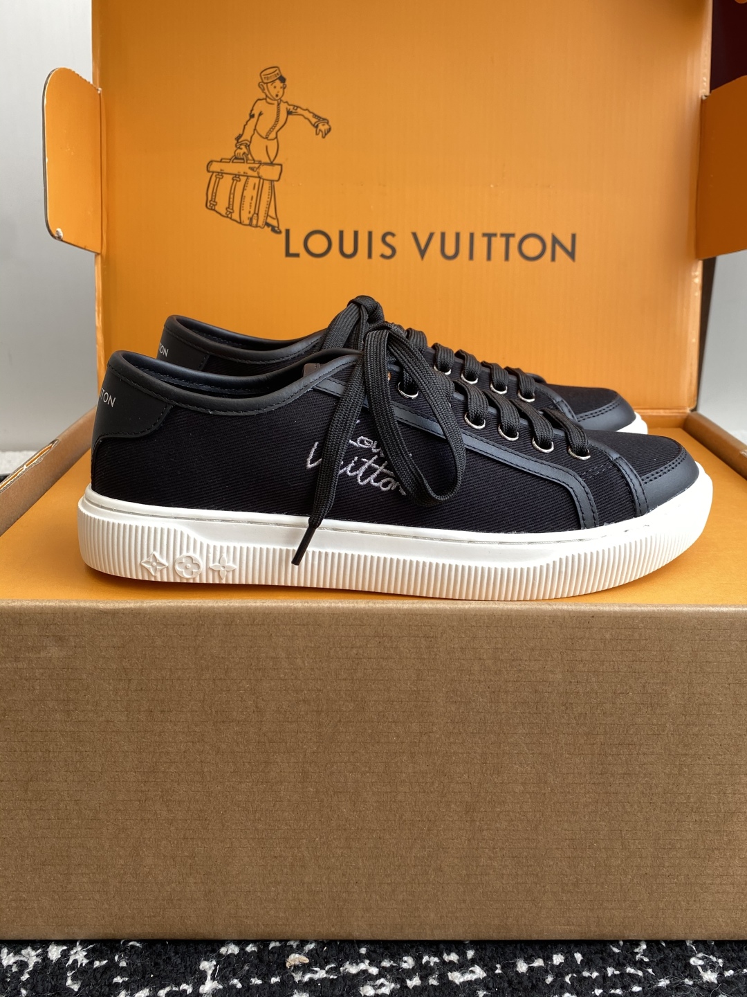 代购级（官网同步✈️盒包装）
Louis Vuitton Lv驴牌25新款Lagoon 运动休闲鞋 帆布