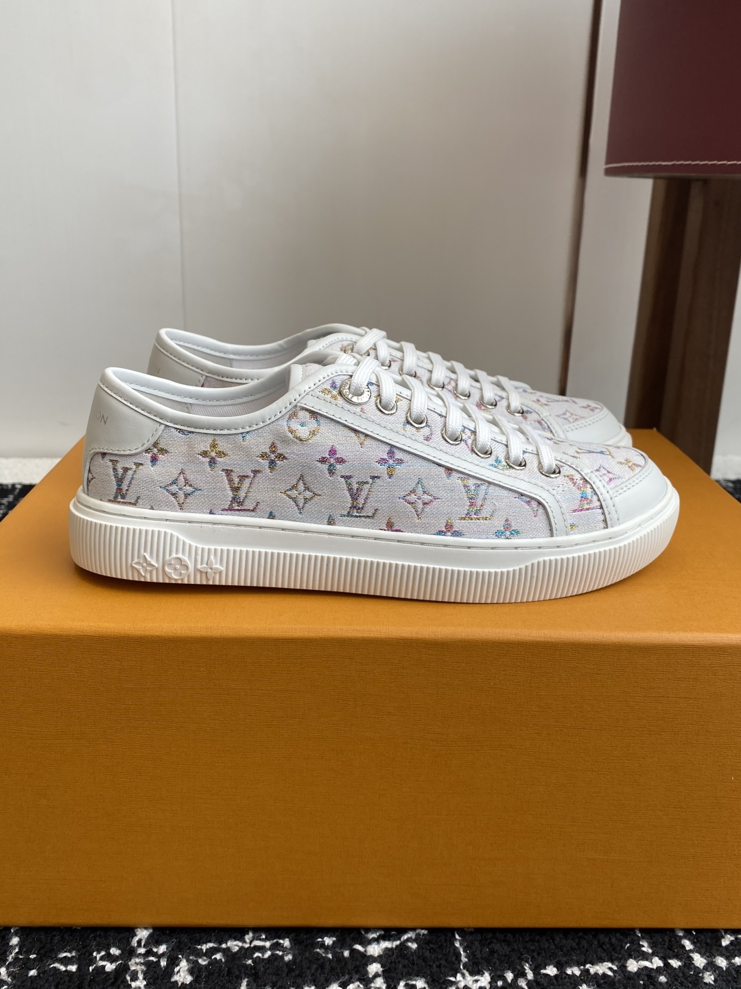代购级（官网同步✈️盒包装）
Louis Vuitton Lv驴牌25新款Lagoon 运动休闲鞋 帆布