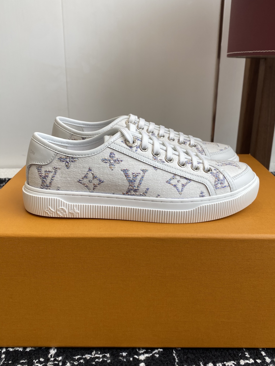 代购级（官网同步✈️盒包装）
Louis Vuitton Lv驴牌25新款Lagoon 运动休闲鞋 帆布