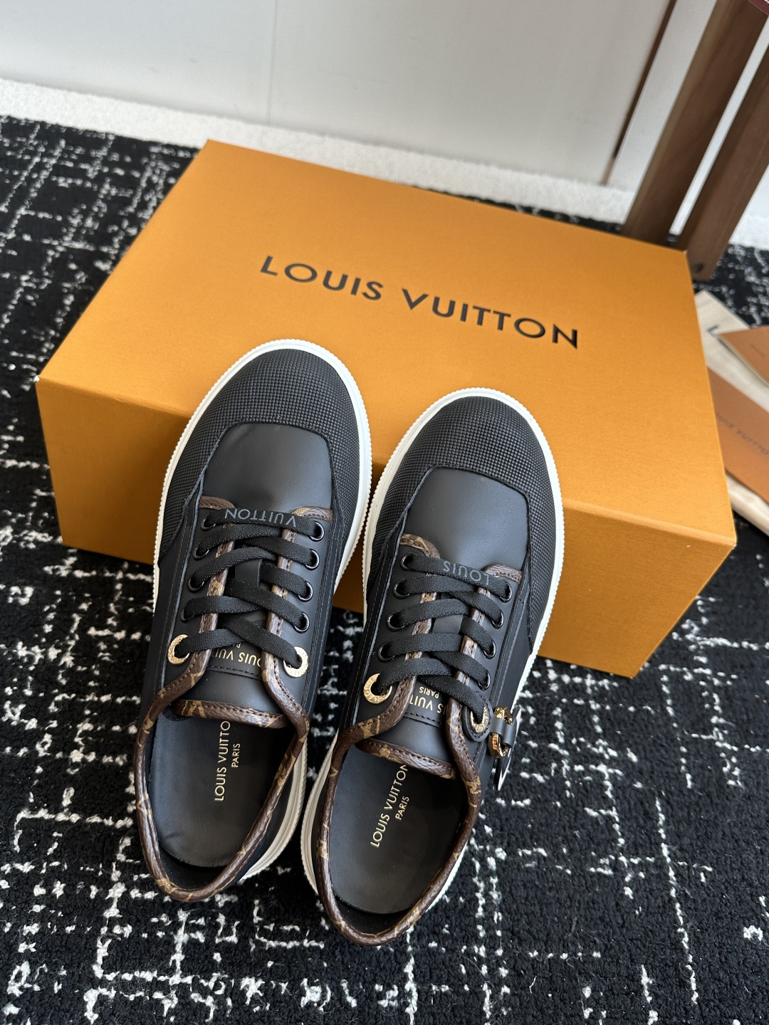 代购级（官网同步✈️盒包装）
Louis Vuitton Lv驴牌25新款Lagoon 运动休闲鞋 帆布