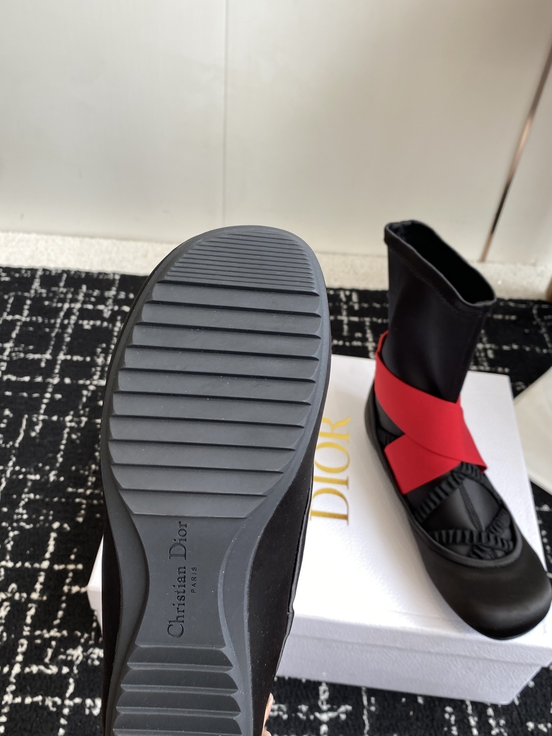 代购级Dior 2025fall早秋系列鞋履芭蕾舞弹力靴 这谁不心动太美了吧! Dior简直就是掌管美学
