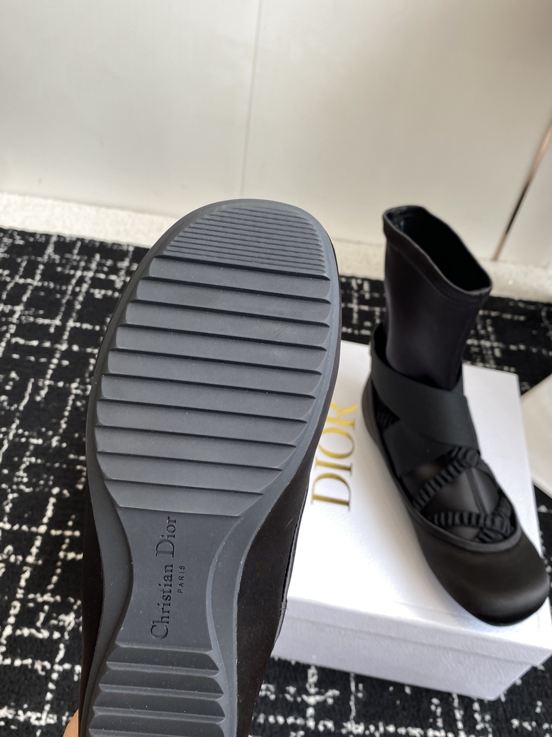 代购级Dior 2025fall早秋系列鞋履芭蕾舞弹力靴 这谁不心动太美了吧! Dior简直就是掌管美学