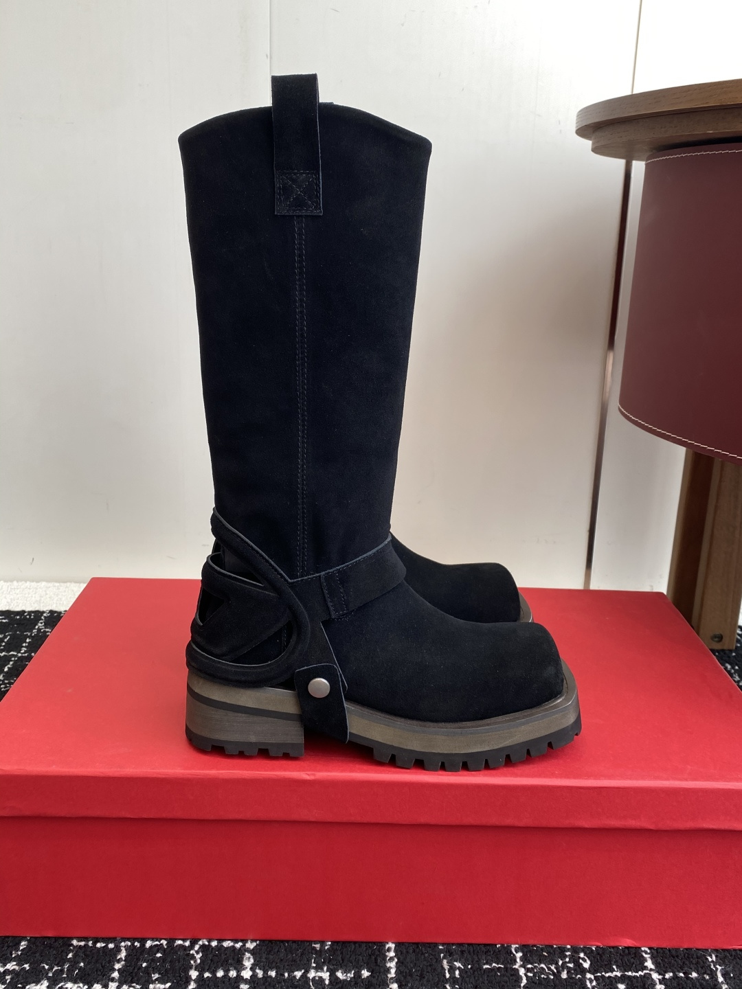 代购级迪赛Diesel 25ss 秋冬新款 方头 长靴 超高品质原版开发、无论是楦型、线条、细节、一点一