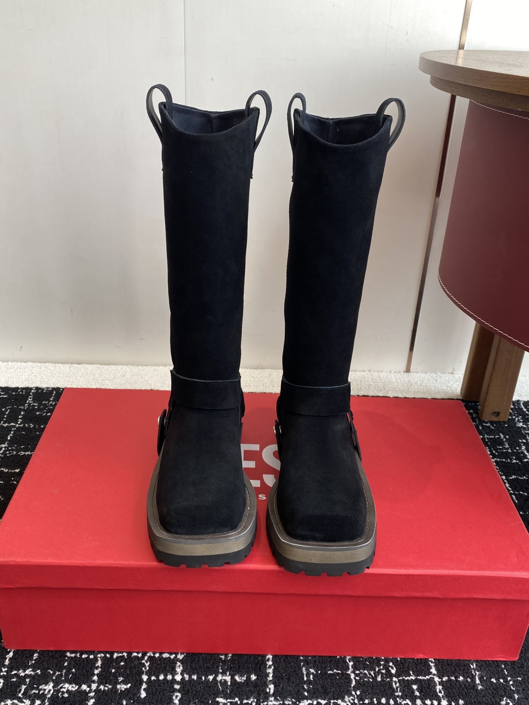 代购级迪赛Diesel 25ss 秋冬新款 方头 长靴 超高品质原版开发、无论是楦型、线条、细节、一点一