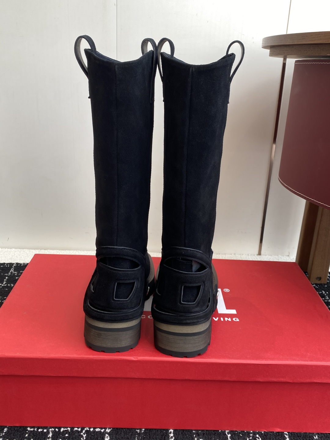 代购级迪赛Diesel 25ss 秋冬新款 方头 长靴 超高品质原版开发、无论是楦型、线条、细节、一点一