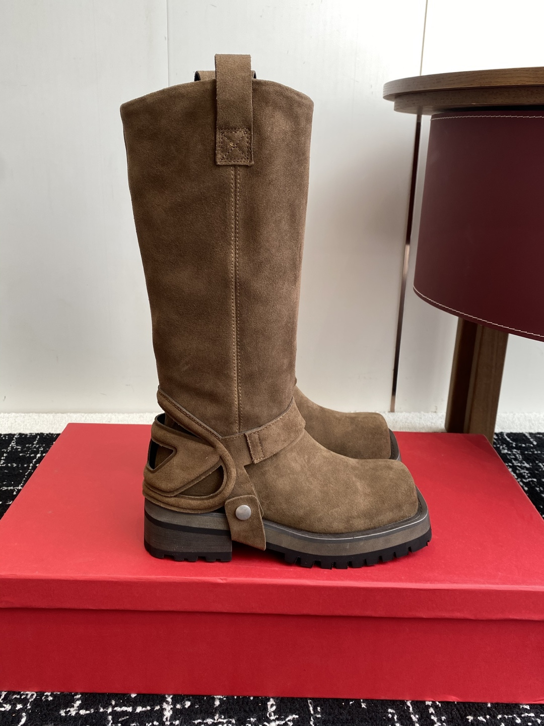 代购级迪赛Diesel 25ss 秋冬新款 方头 长靴 超高品质原版开发、无论是楦型、线条、细节、一点一