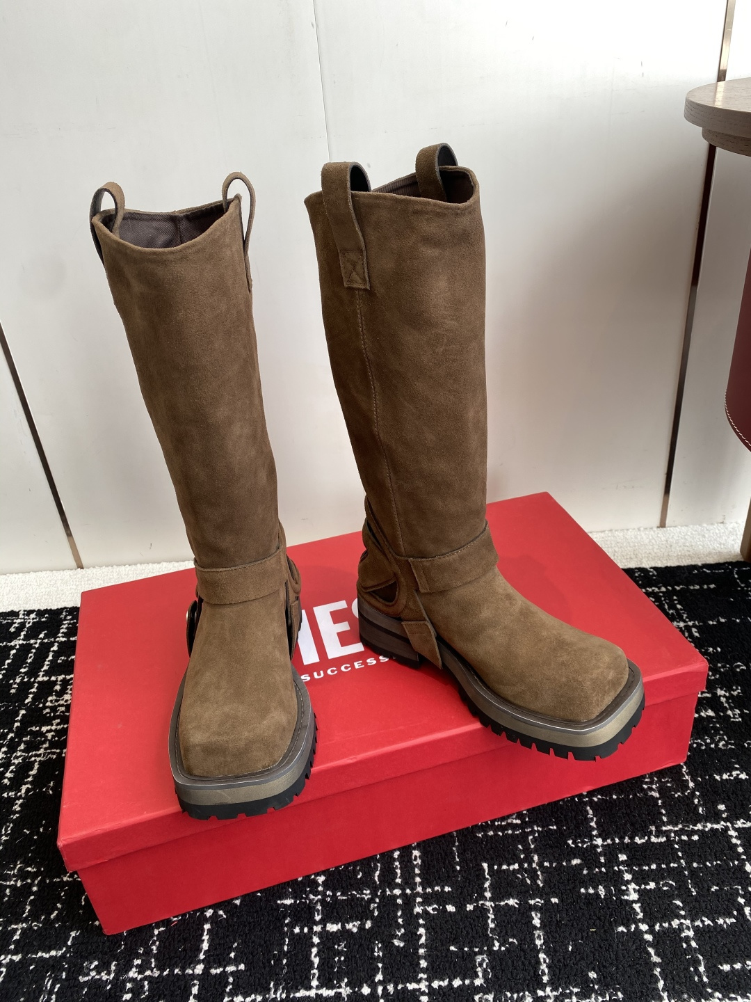 代购级迪赛Diesel 25ss 秋冬新款 方头 长靴 超高品质原版开发、无论是楦型、线条、细节、一点一