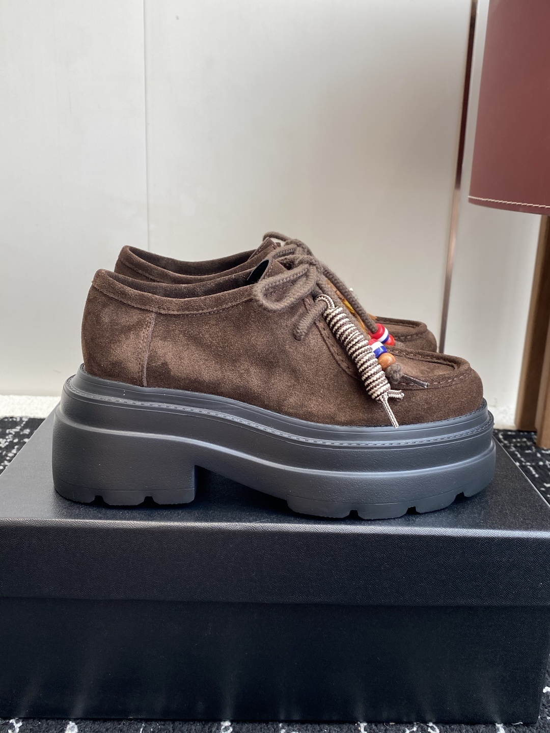 代购级Alexander Wang aw carterJennie 大王这双厚底乐福鞋好绝,同款乐福鞋来