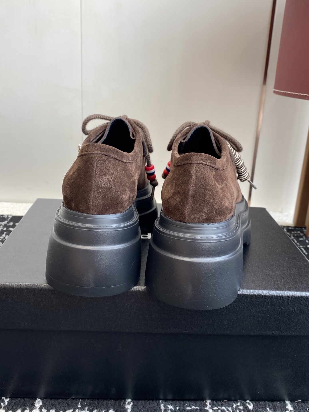 代购级Alexander Wang aw carterJennie 大王这双厚底乐福鞋好绝,同款乐福鞋来