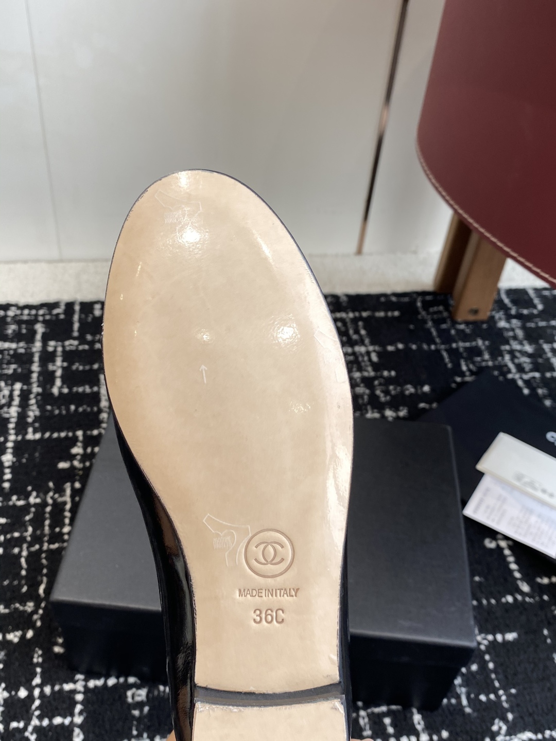 代购级Chanel 25ss 春夏系列 链条 芭蕾舞鞋设计手工车线非常耗时耗力独特大底双拼做法让你不经意