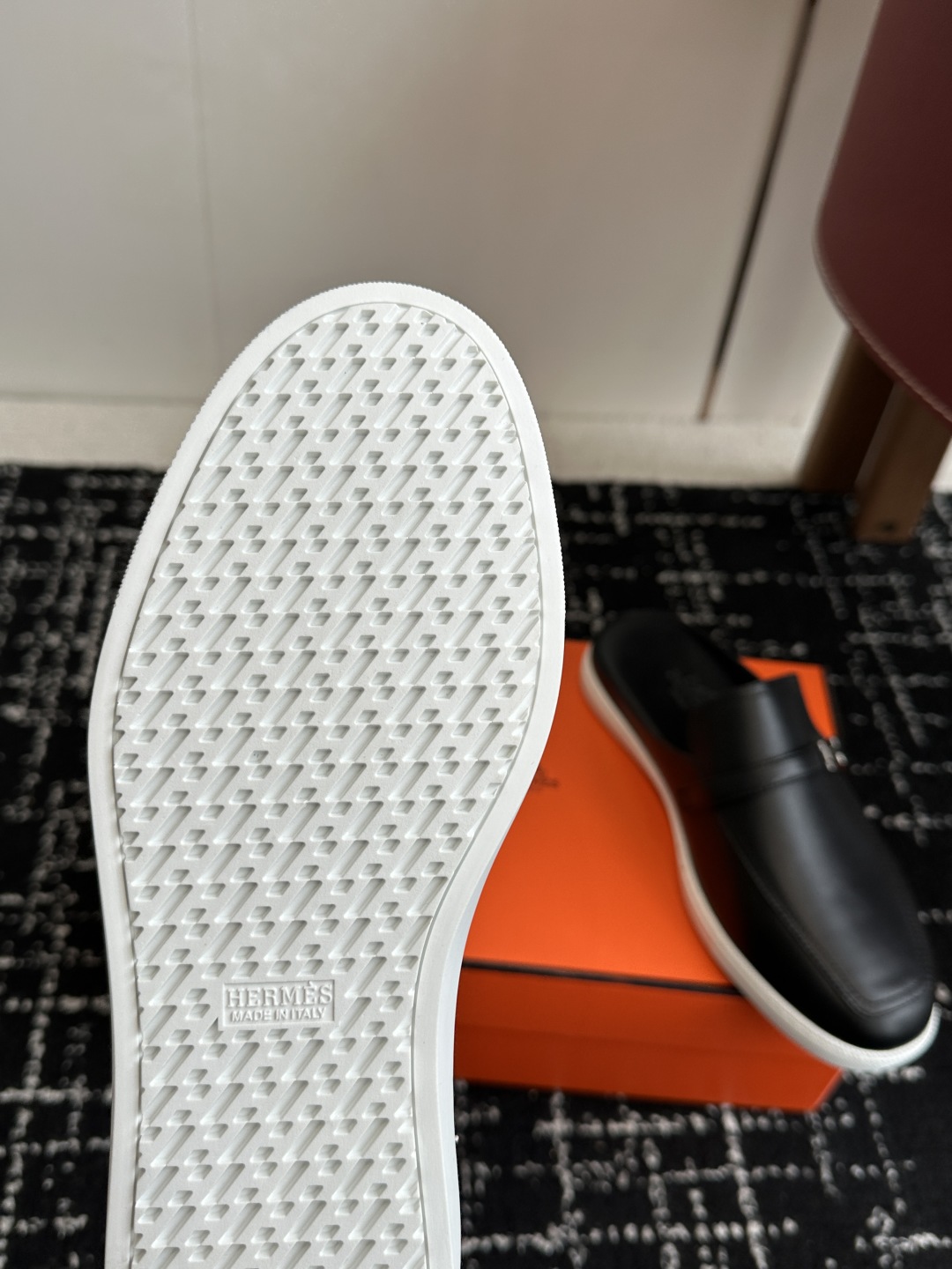 代购级男士+10 hermes ss 25new arrival～ H家 情侣款 穆勒拖鞋新品h家圆头造