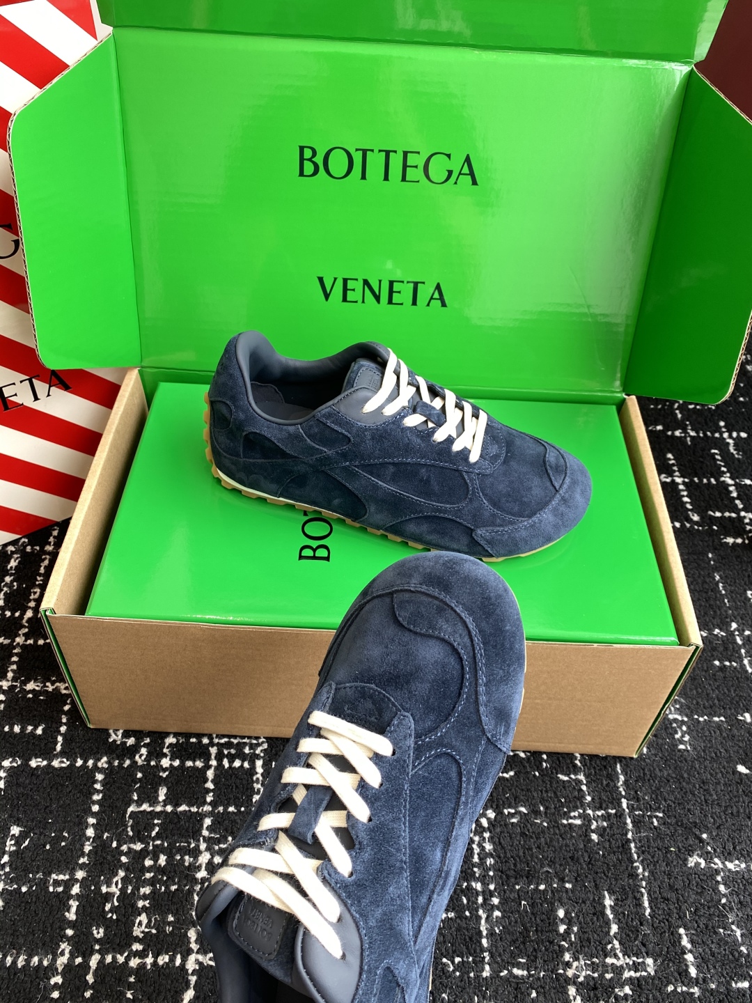 代购级Bottega Veneta BV葆蝶家 25ss新款 情侣款 阿甘鞋 德训运动鞋Sneaker科