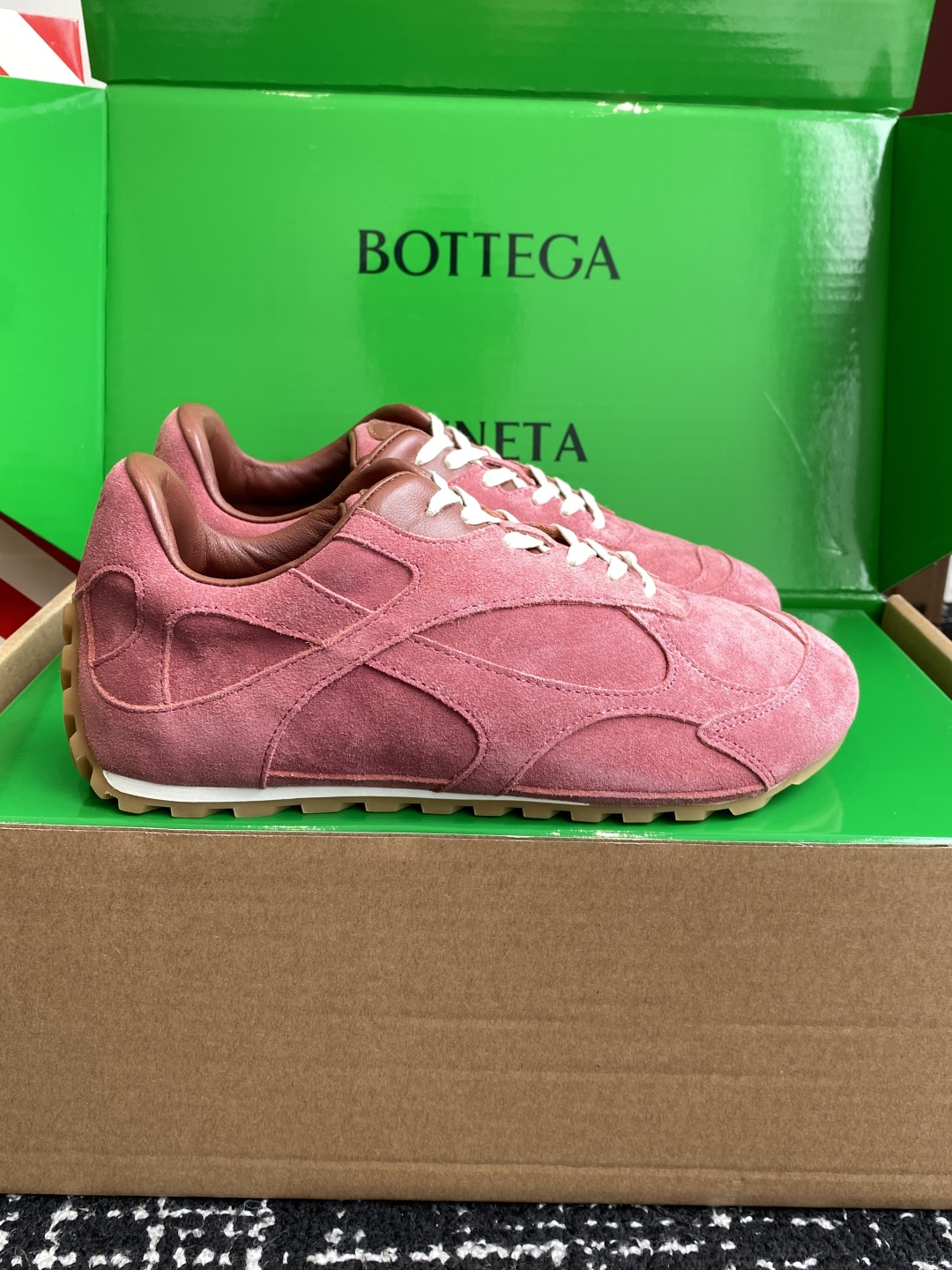 代购级Bottega Veneta BV葆蝶家 25ss新款 情侣款 阿甘鞋 德训运动鞋Sneaker科