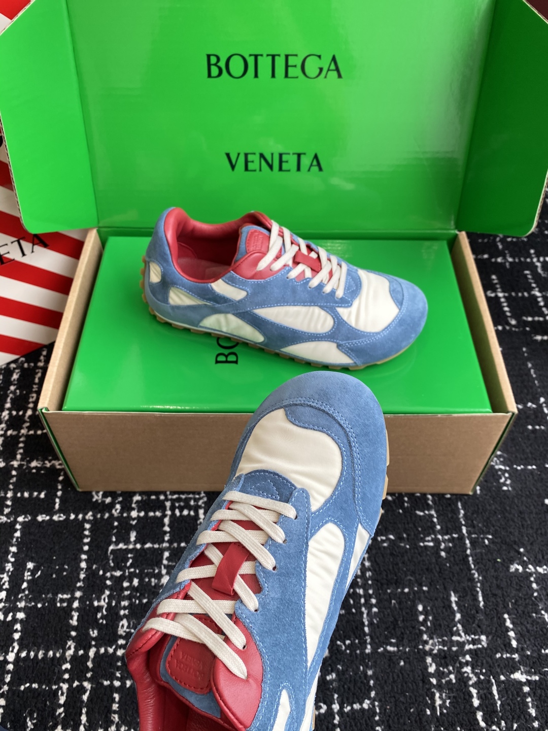 代购级Bottega Veneta BV葆蝶家 25ss新款 情侣款 阿甘鞋 德训运动鞋Sneaker科