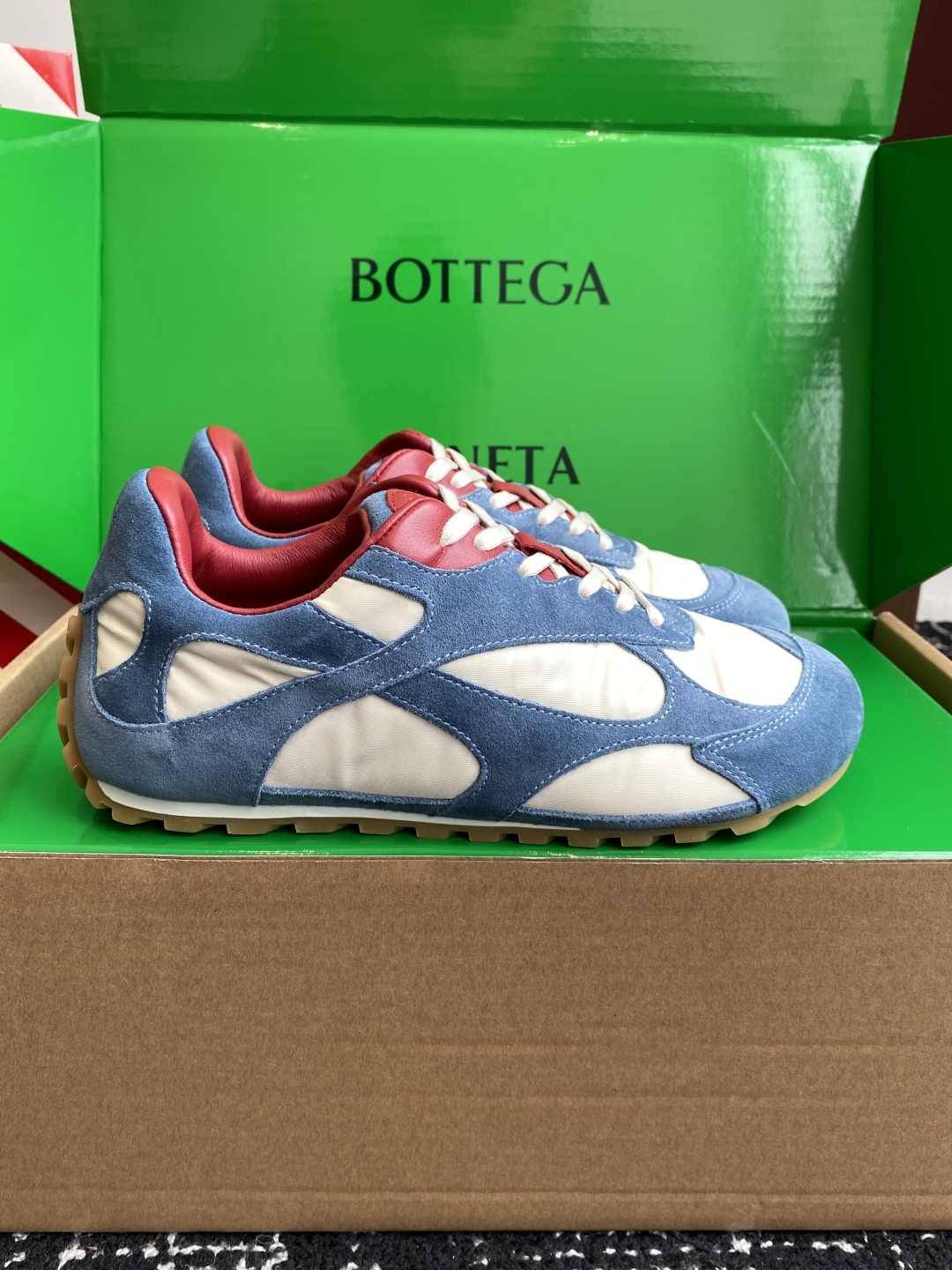 代购级Bottega Veneta BV葆蝶家 25ss新款 情侣款 阿甘鞋 德训运动鞋Sneaker科
