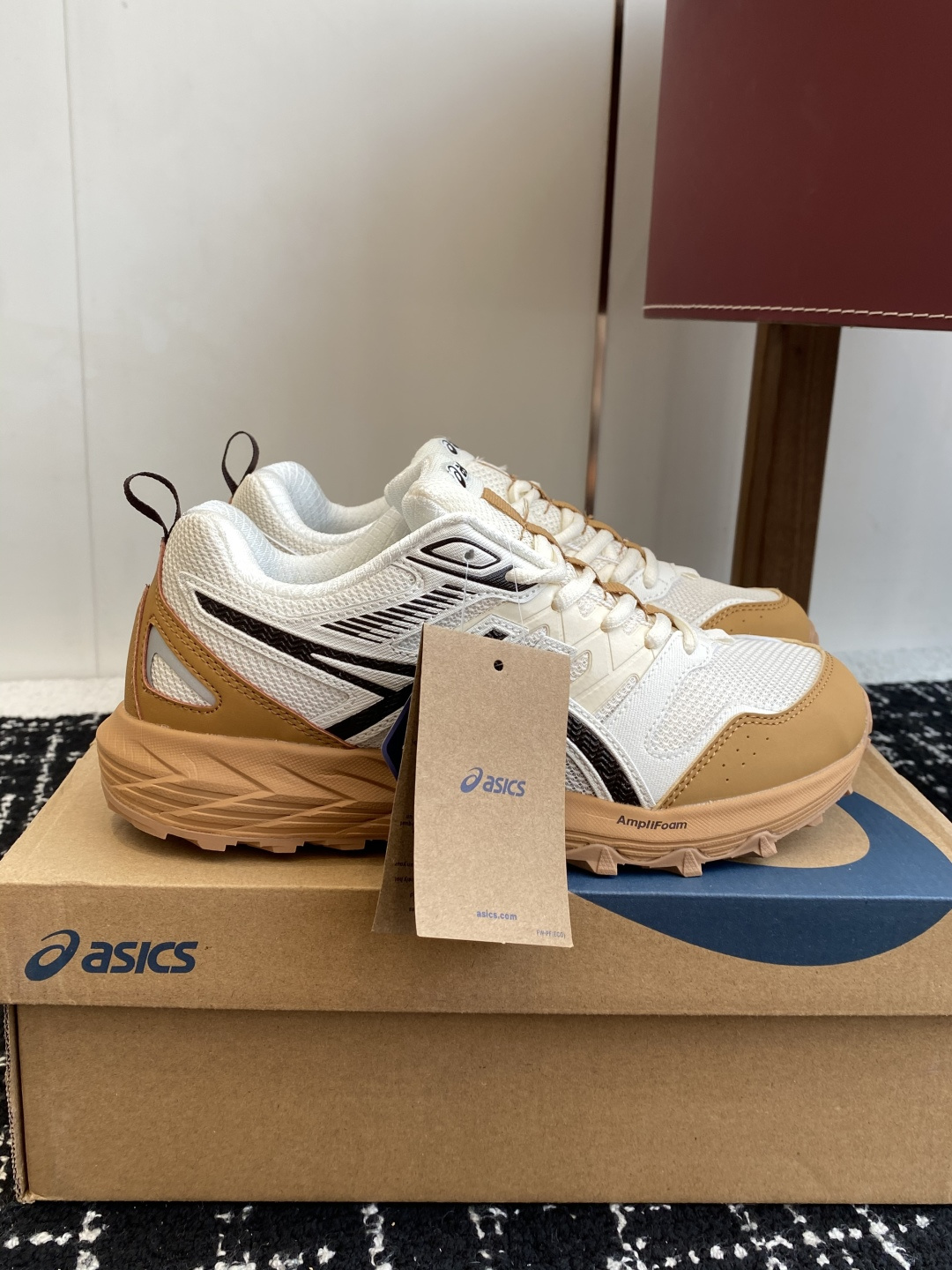 代购级亚瑟士 Asics GEL-SONOMASE CN 运动休闲透气原档案据数开发楦型纸版 洞洞鞋面，