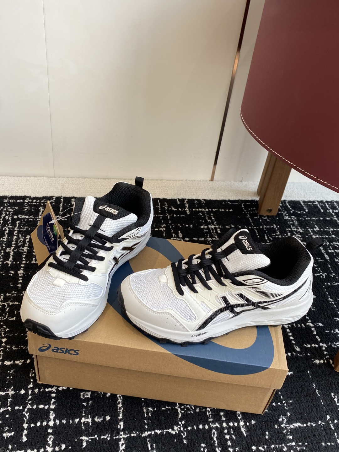 代购级亚瑟士 Asics GEL-SONOMASE CN 运动休闲透气原档案据数开发楦型纸版 洞洞鞋面，