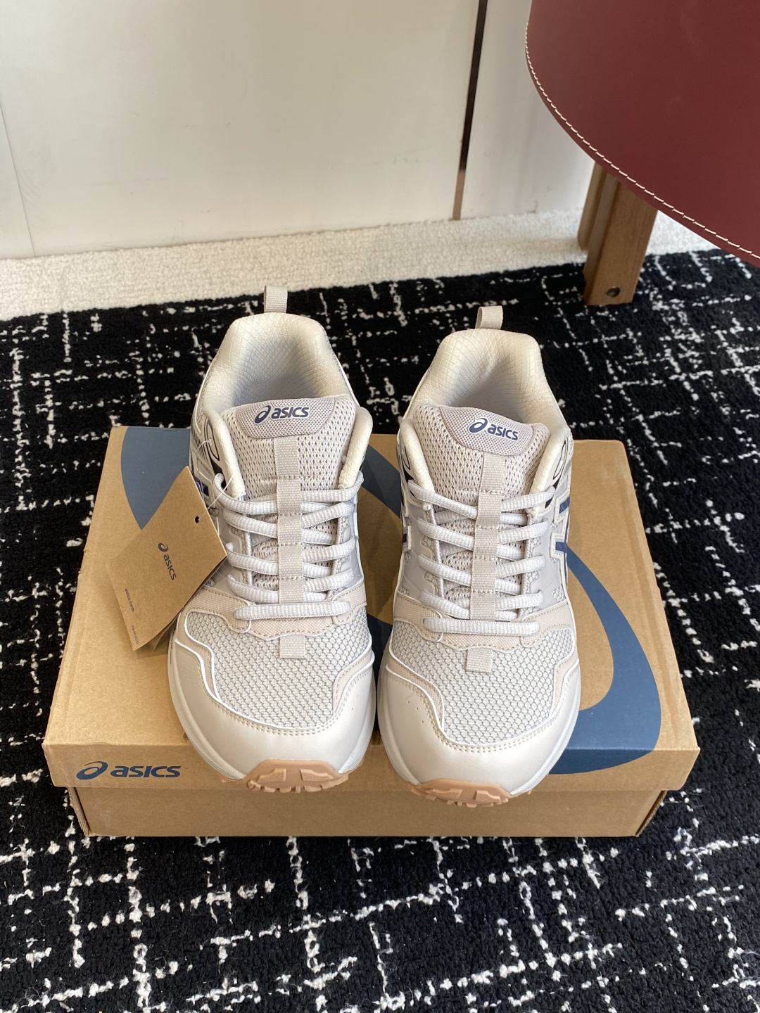 代购级亚瑟士 Asics GEL-SONOMASE CN 运动休闲透气原档案据数开发楦型纸版 洞洞鞋面，