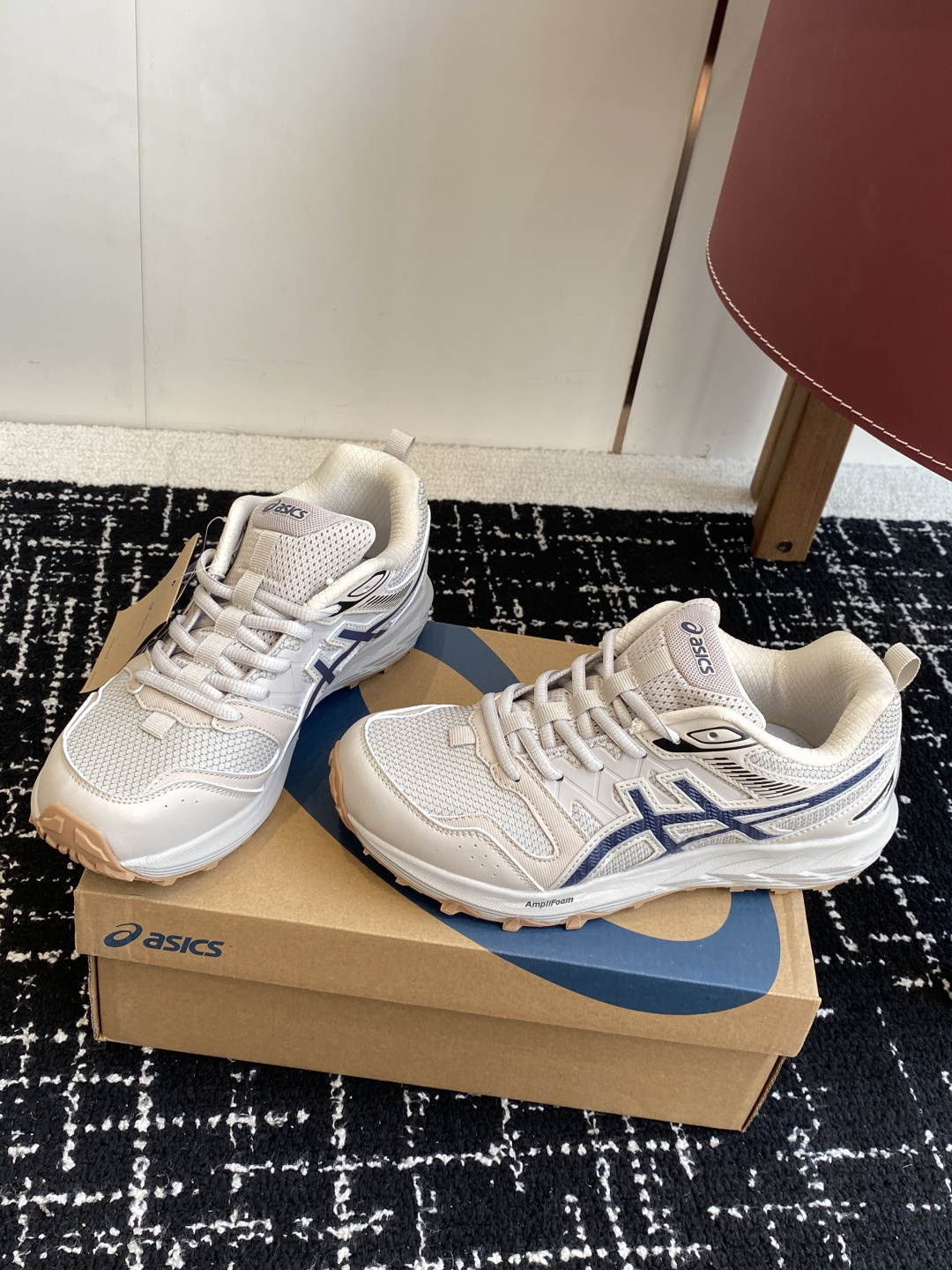 代购级亚瑟士 Asics GEL-SONOMASE CN 运动休闲透气原档案据数开发楦型纸版 洞洞鞋面，