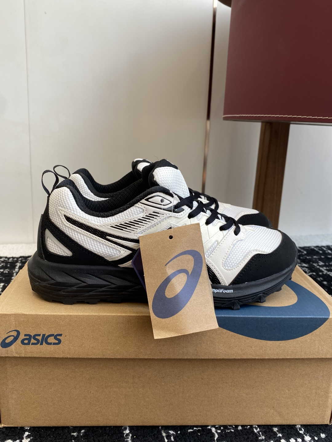 代购级亚瑟士 Asics GEL-SONOMASE CN 运动休闲透气原档案据数开发楦型纸版 洞洞鞋面，