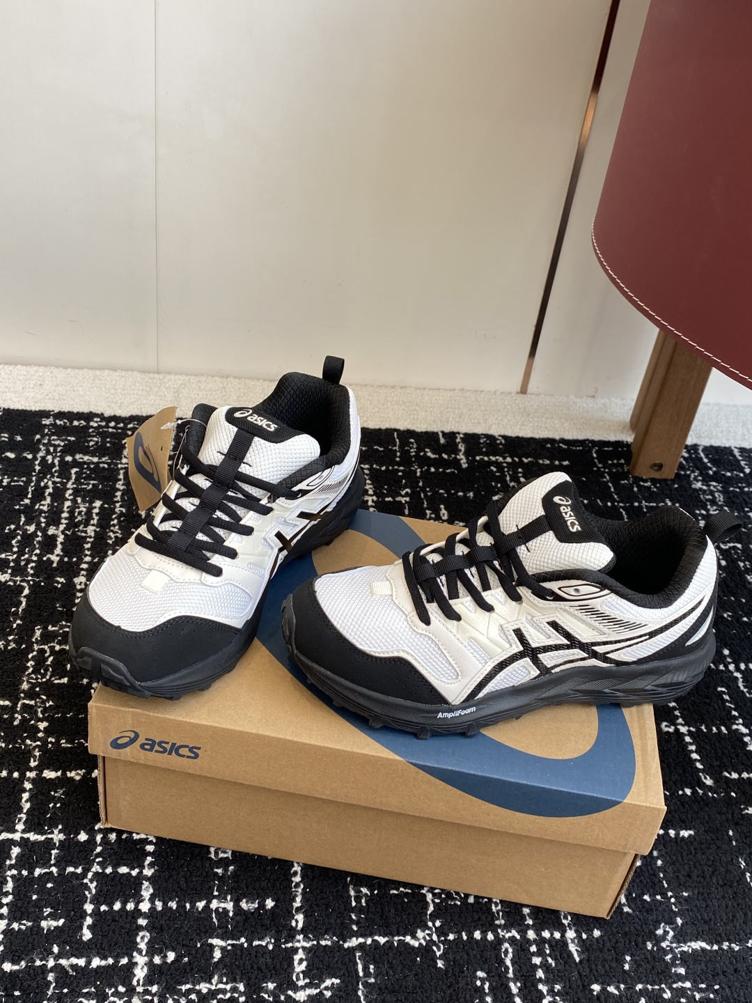 代购级亚瑟士 Asics GEL-SONOMASE CN 运动休闲透气原档案据数开发楦型纸版 洞洞鞋面，