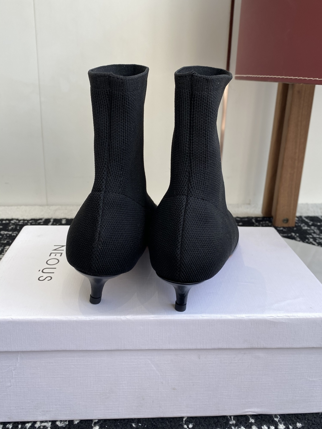 代购级NEOUS小众 秋冬系列 细跟 跟袜靴 原版开发 经典就是经典 好看就是好看材质:整个鞋面1:1复