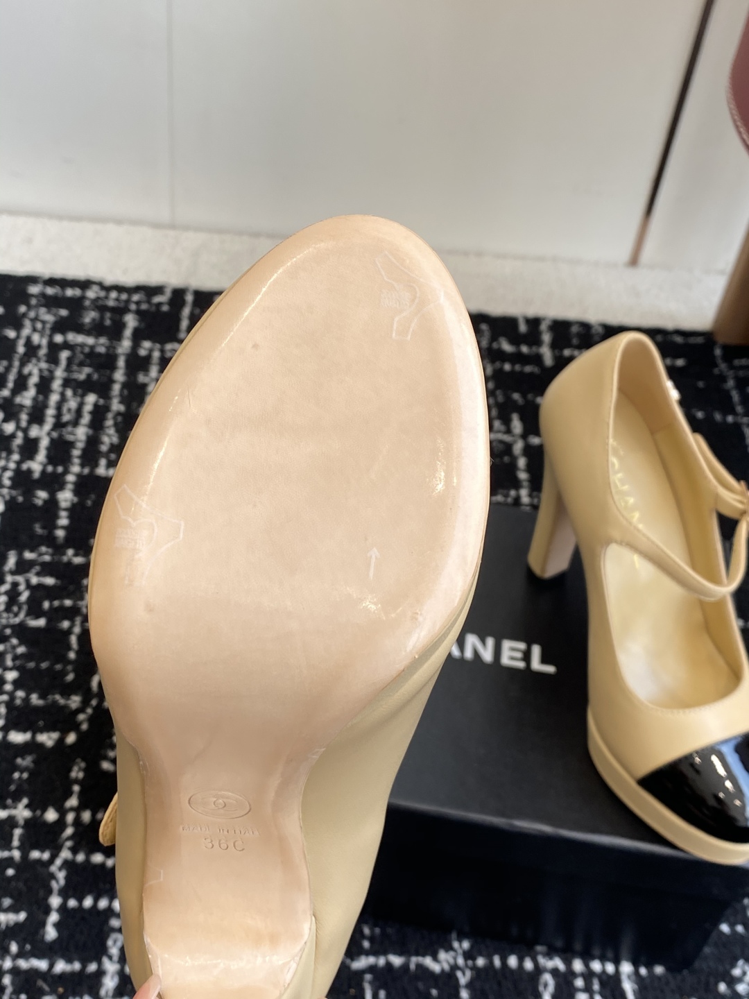 代购级Chanel 小香 25ss最新走秀时装 水台高跟鞋 顶级品质轻奢而不累脚、上脚可随意搭配春夏的服