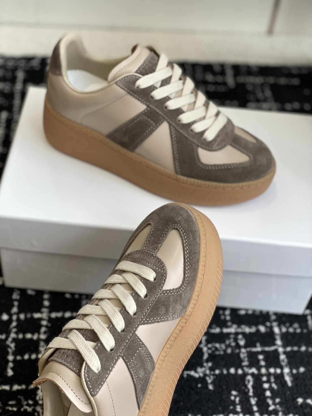 代购级MaisonMargiela MM6 马吉拉 厚底 德训鞋 休闲 运动鞋原版购入开发 做货 鬼才设