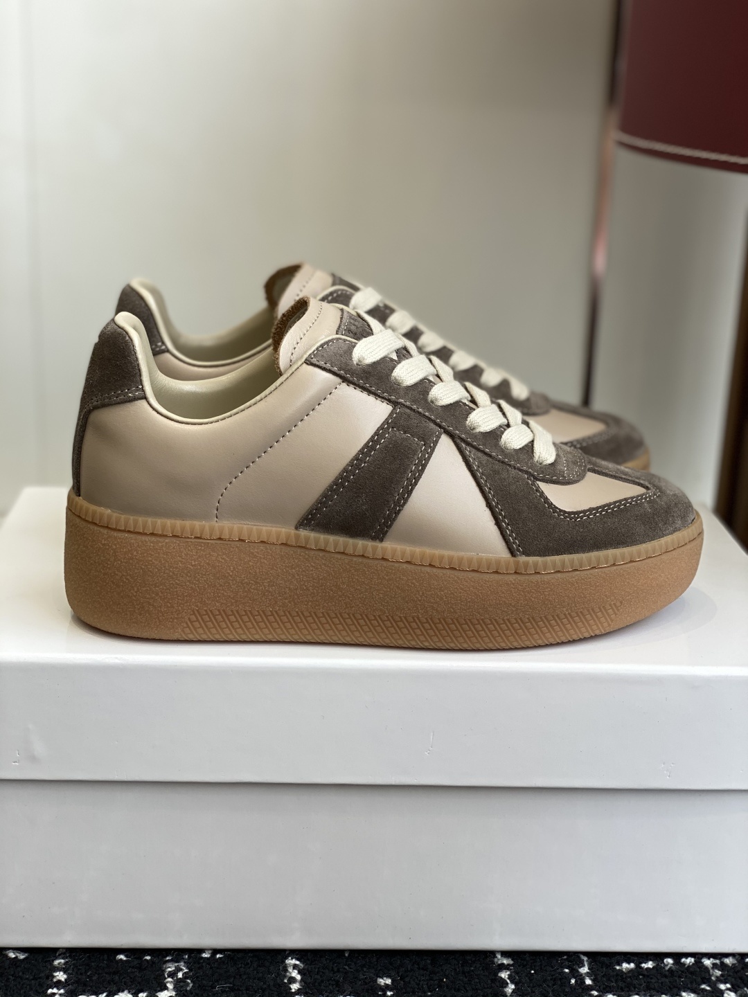 代购级MaisonMargiela MM6 马吉拉 厚底 德训鞋 休闲 运动鞋原版购入开发 做货 鬼才设