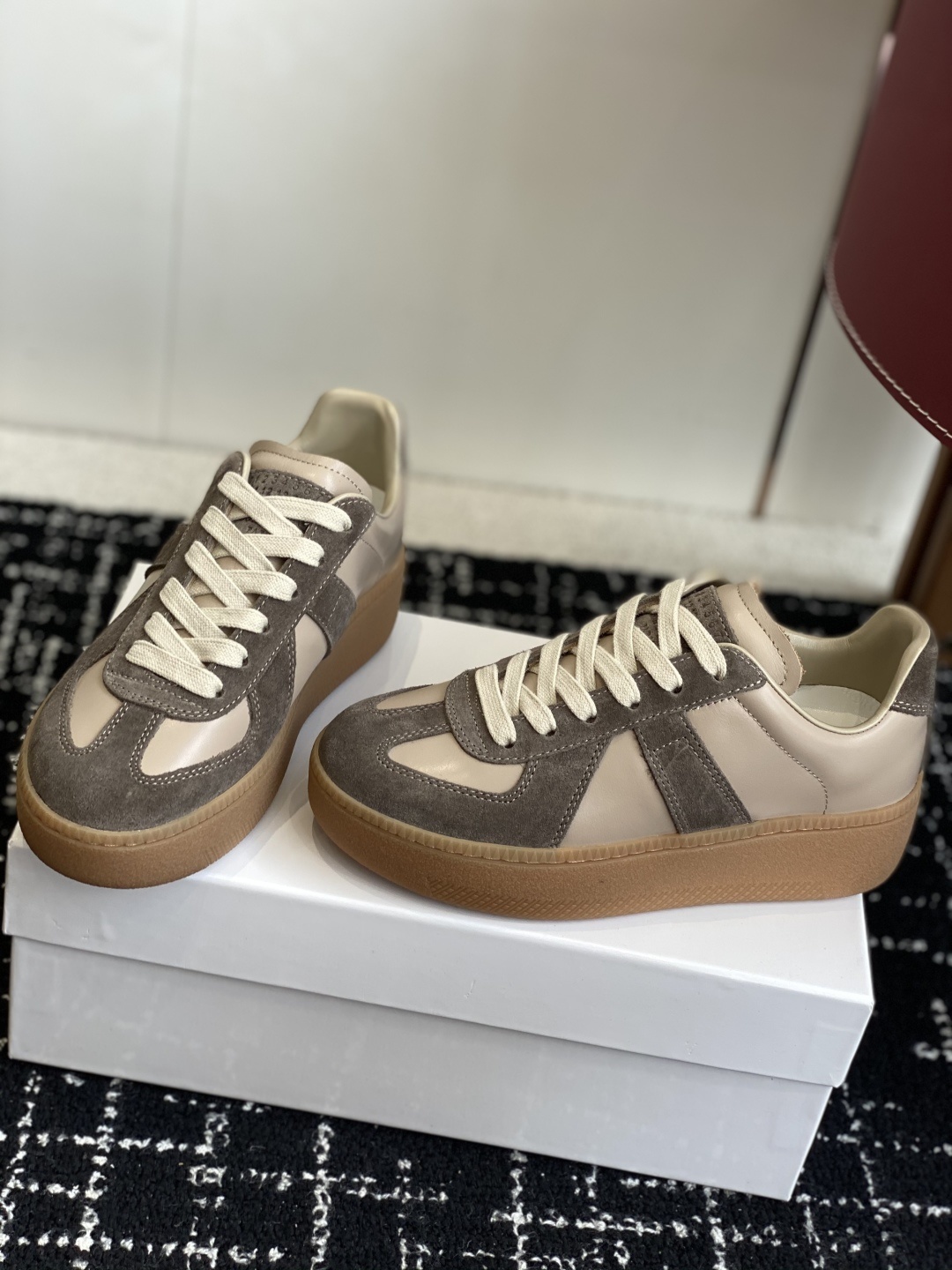 代购级MaisonMargiela MM6 马吉拉 厚底 德训鞋 休闲 运动鞋原版购入开发 做货 鬼才设