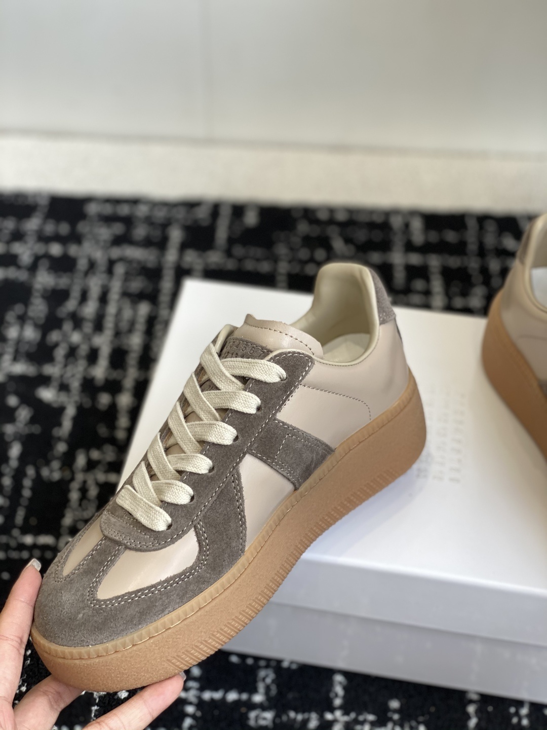 代购级MaisonMargiela MM6 马吉拉 厚底 德训鞋 休闲 运动鞋原版购入开发 做货 鬼才设