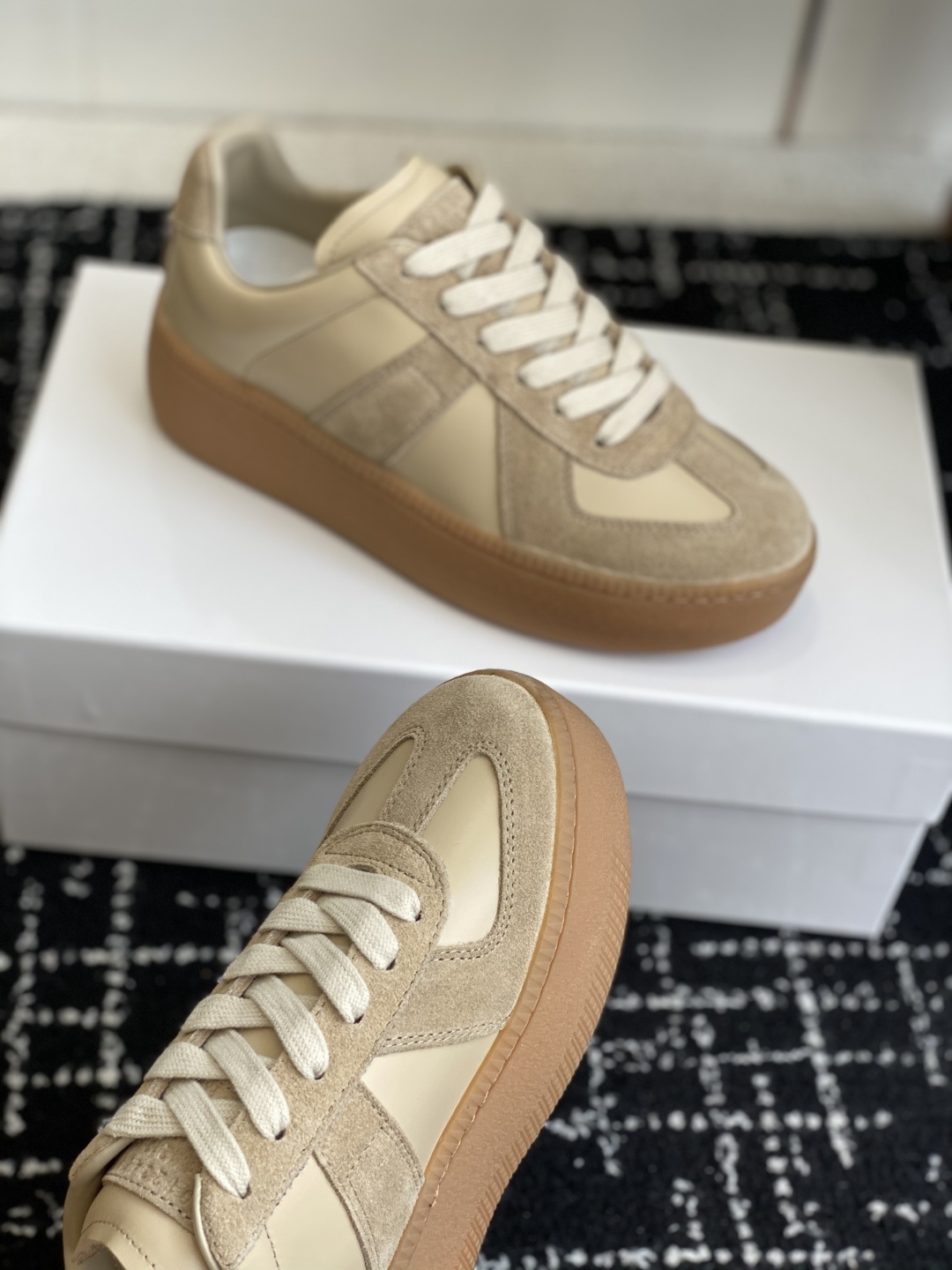 代购级MaisonMargiela MM6 马吉拉 厚底 德训鞋 休闲 运动鞋原版购入开发 做货 鬼才设