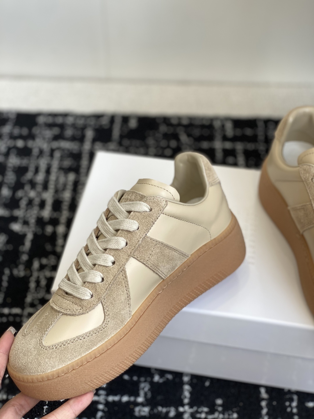 代购级MaisonMargiela MM6 马吉拉 厚底 德训鞋 休闲 运动鞋原版购入开发 做货 鬼才设