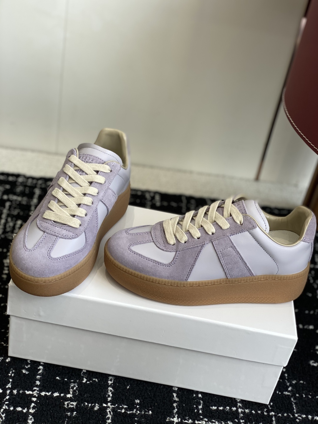代购级MaisonMargiela MM6 马吉拉 厚底 德训鞋 休闲 运动鞋原版购入开发 做货 鬼才设