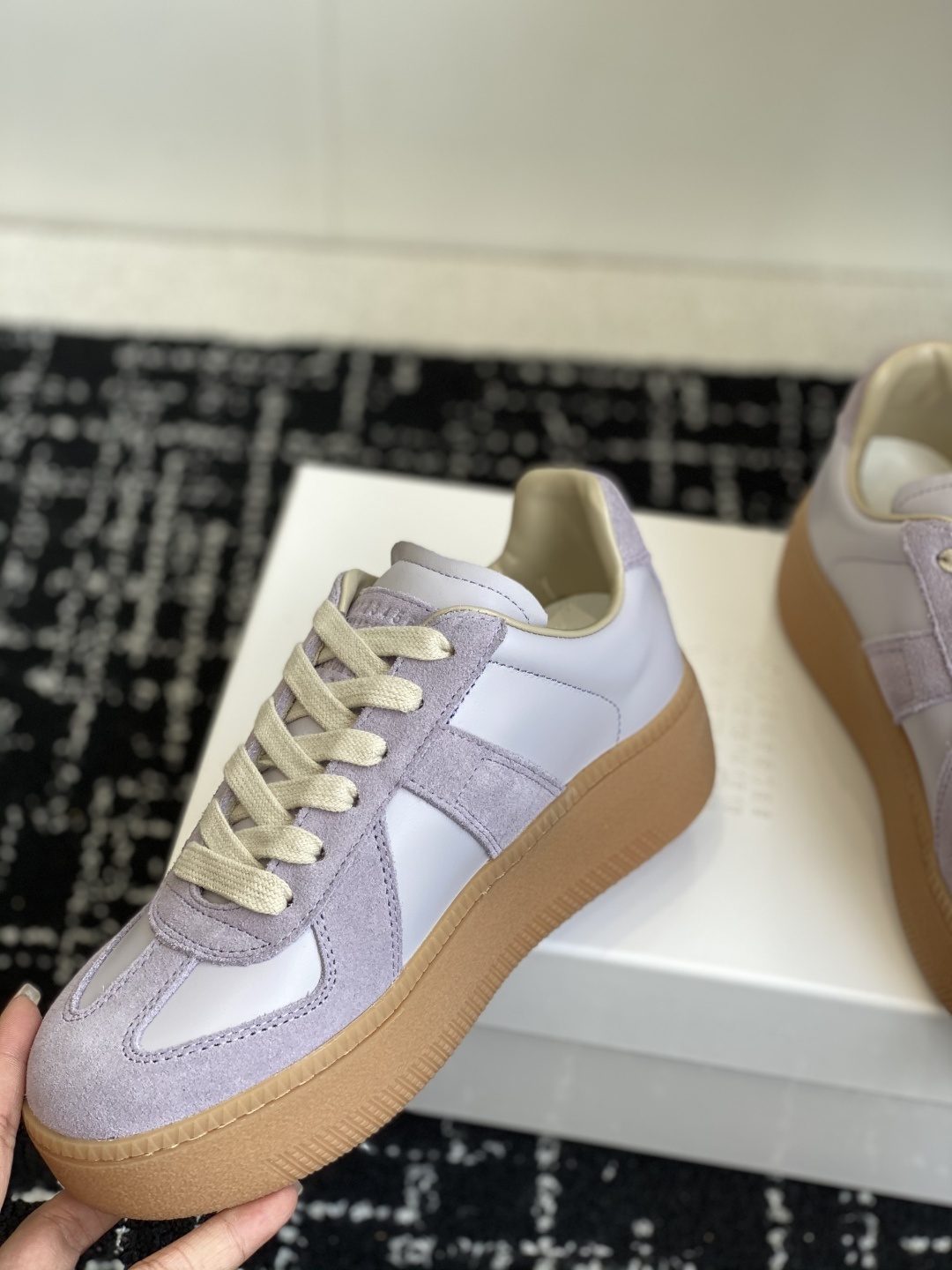 代购级MaisonMargiela MM6 马吉拉 厚底 德训鞋 休闲 运动鞋原版购入开发 做货 鬼才设
