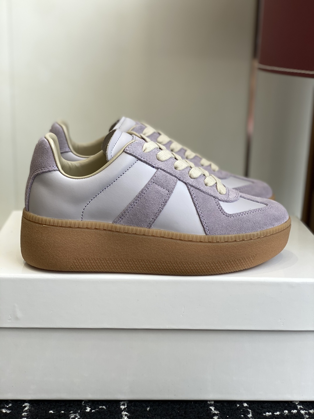 代购级MaisonMargiela MM6 马吉拉 厚底 德训鞋 休闲 运动鞋原版购入开发 做货 鬼才设