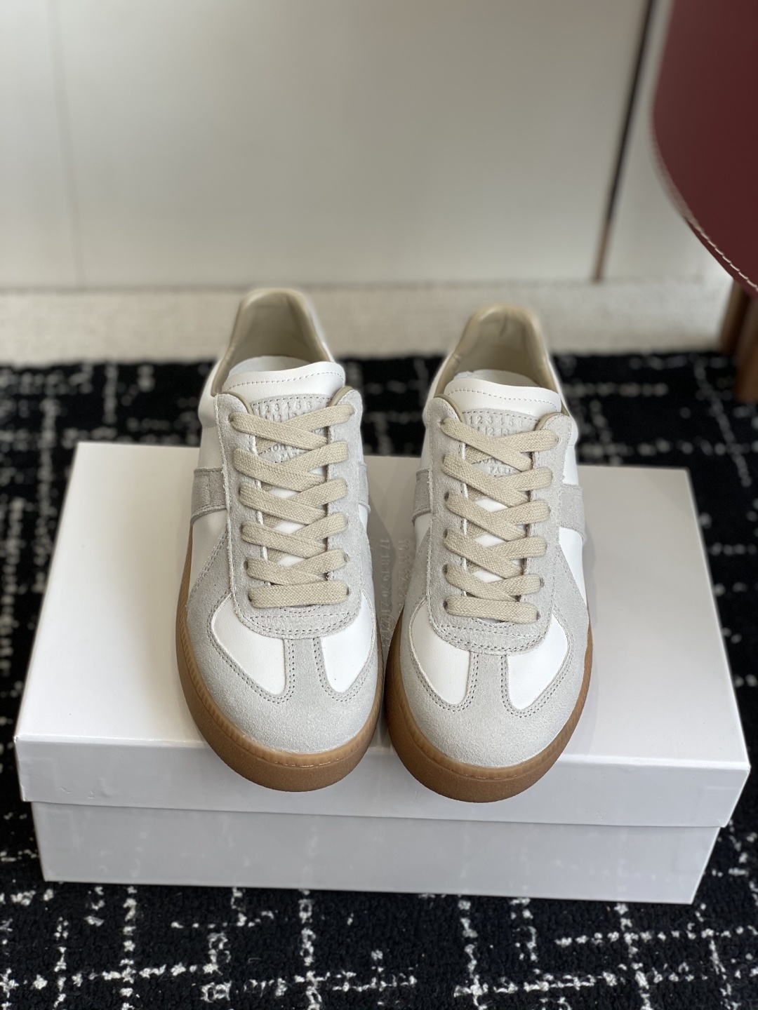 代购级MaisonMargiela MM6 马吉拉 厚底 德训鞋 休闲 运动鞋原版购入开发 做货 鬼才设