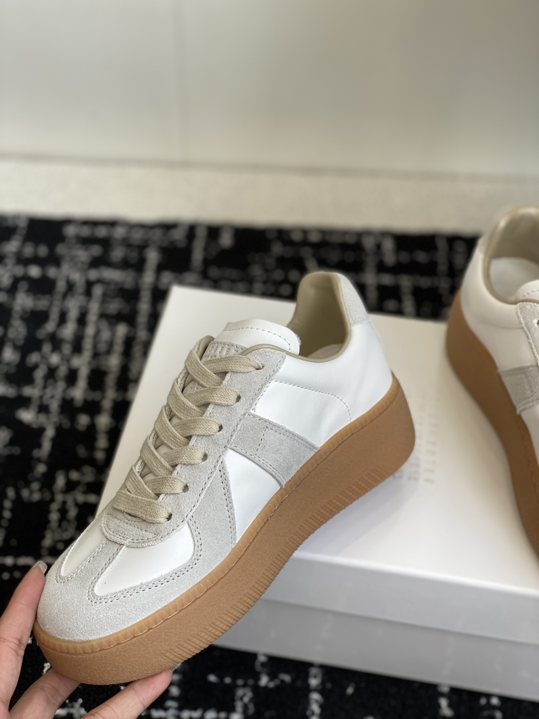 代购级MaisonMargiela MM6 马吉拉 厚底 德训鞋 休闲 运动鞋原版购入开发 做货 鬼才设