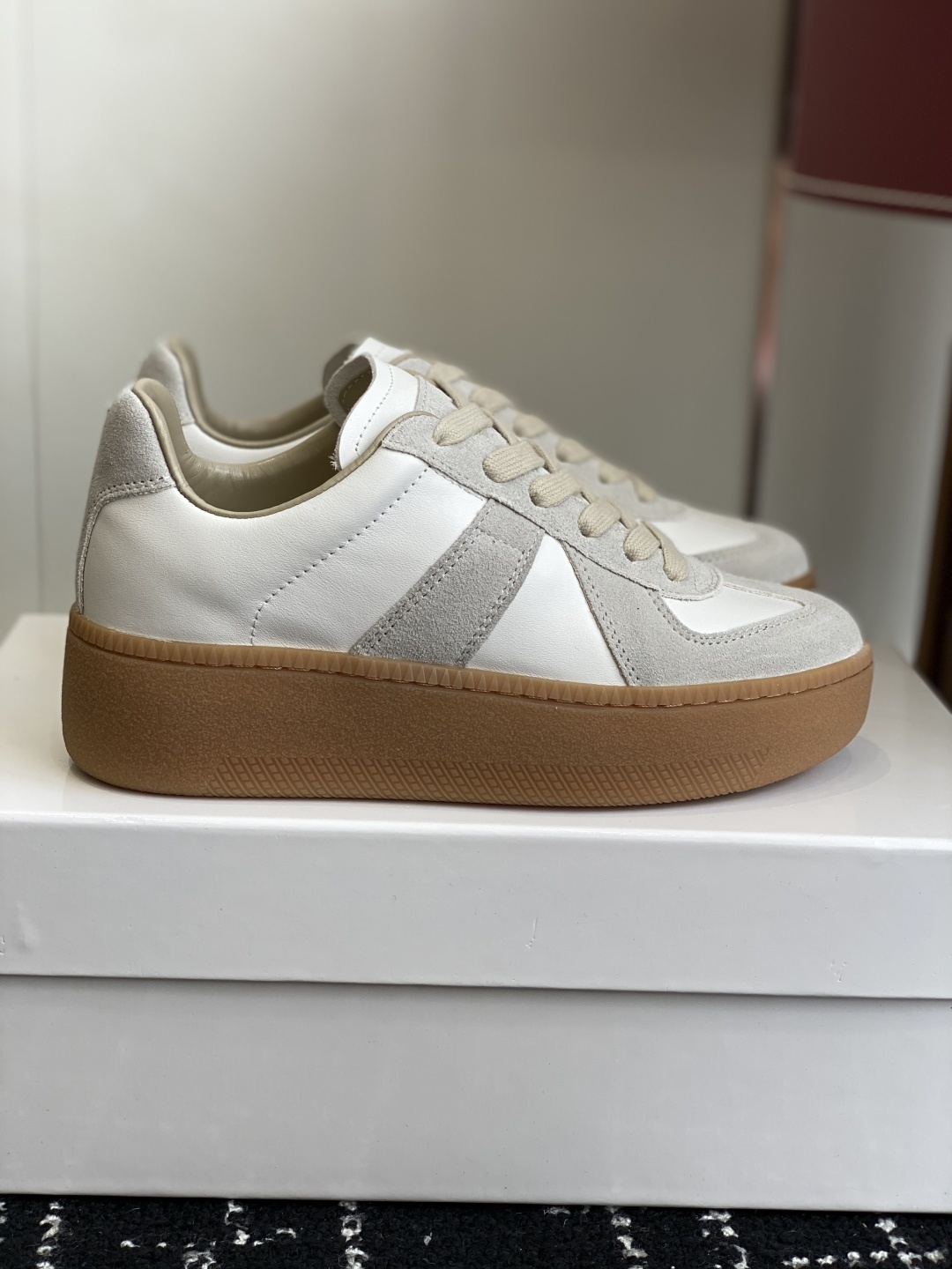 代购级MaisonMargiela MM6 马吉拉 厚底 德训鞋 休闲 运动鞋原版购入开发 做货 鬼才设