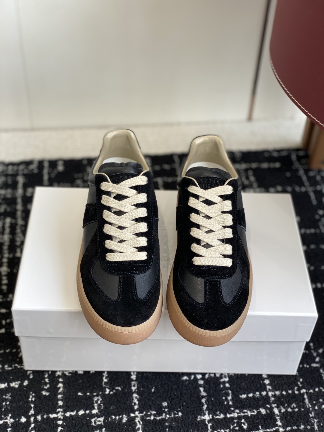 代购级MaisonMargiela MM6 马吉拉 厚底 德训鞋 休闲 运动鞋原版购入开发 做货 鬼才设