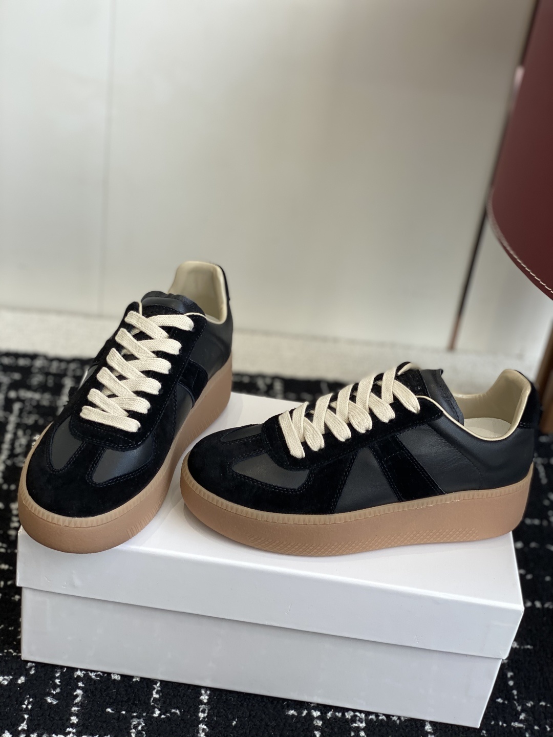 代购级MaisonMargiela MM6 马吉拉 厚底 德训鞋 休闲 运动鞋原版购入开发 做货 鬼才设