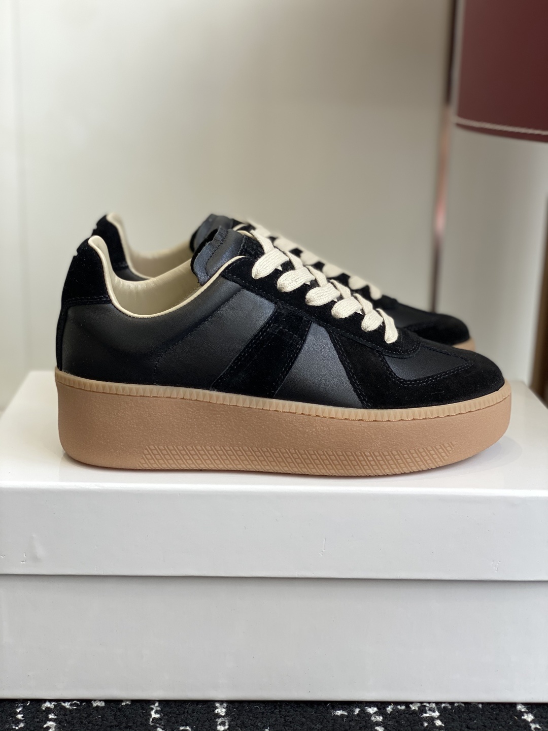 代购级MaisonMargiela MM6 马吉拉 厚底 德训鞋 休闲 运动鞋原版购入开发 做货 鬼才设