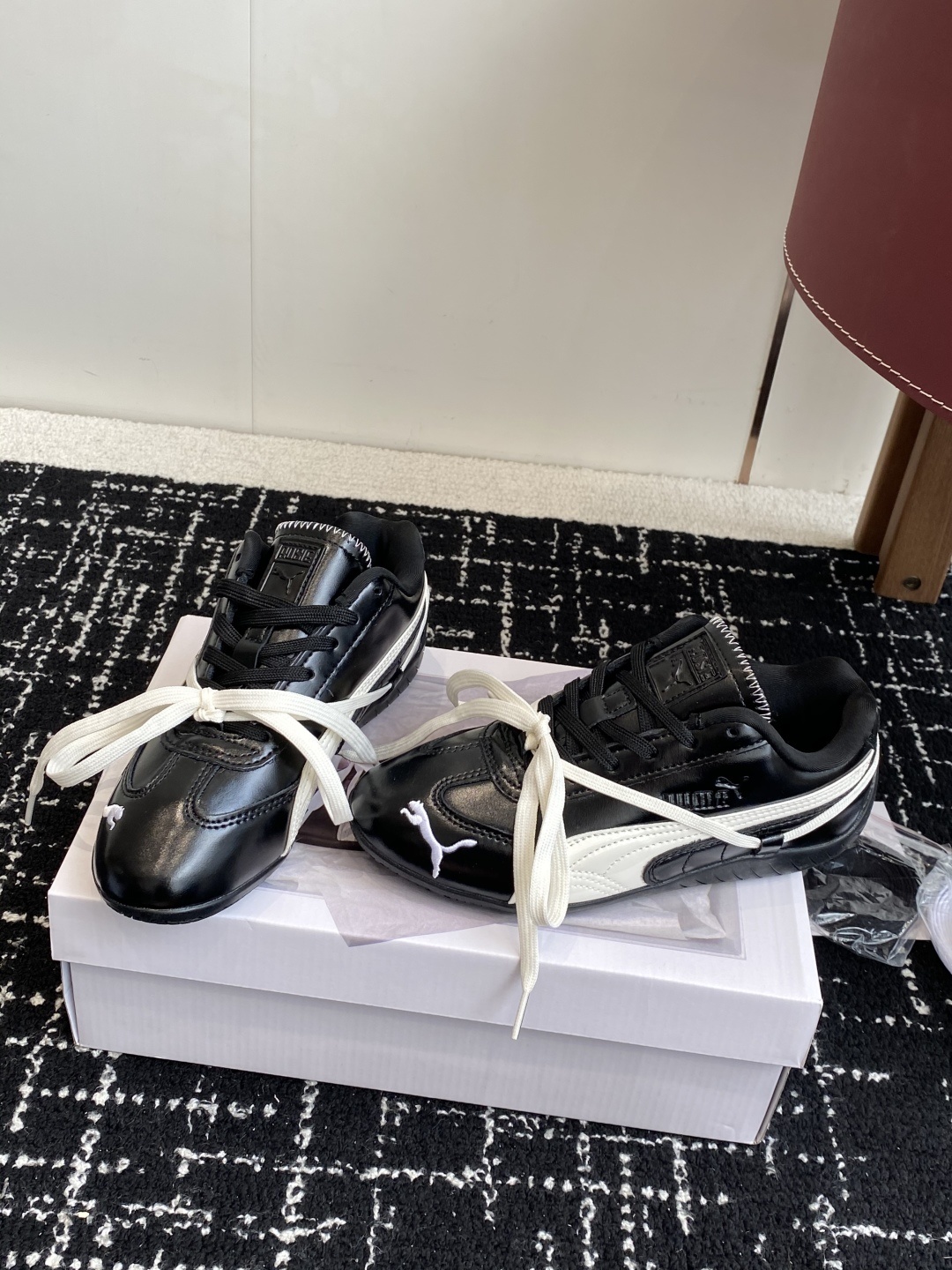 代购级Rose x Puma Speedcat 联名款 极速赛车系列彪马低帮生活休闲鞋 时尚与运动的完美